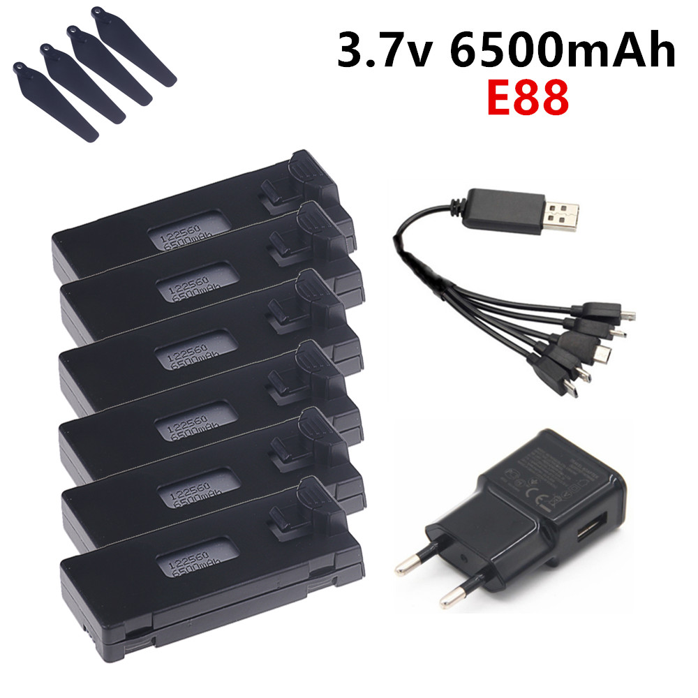 Eachine Drone E58 - 3.7V 6500mAh Lipo Battery For E88