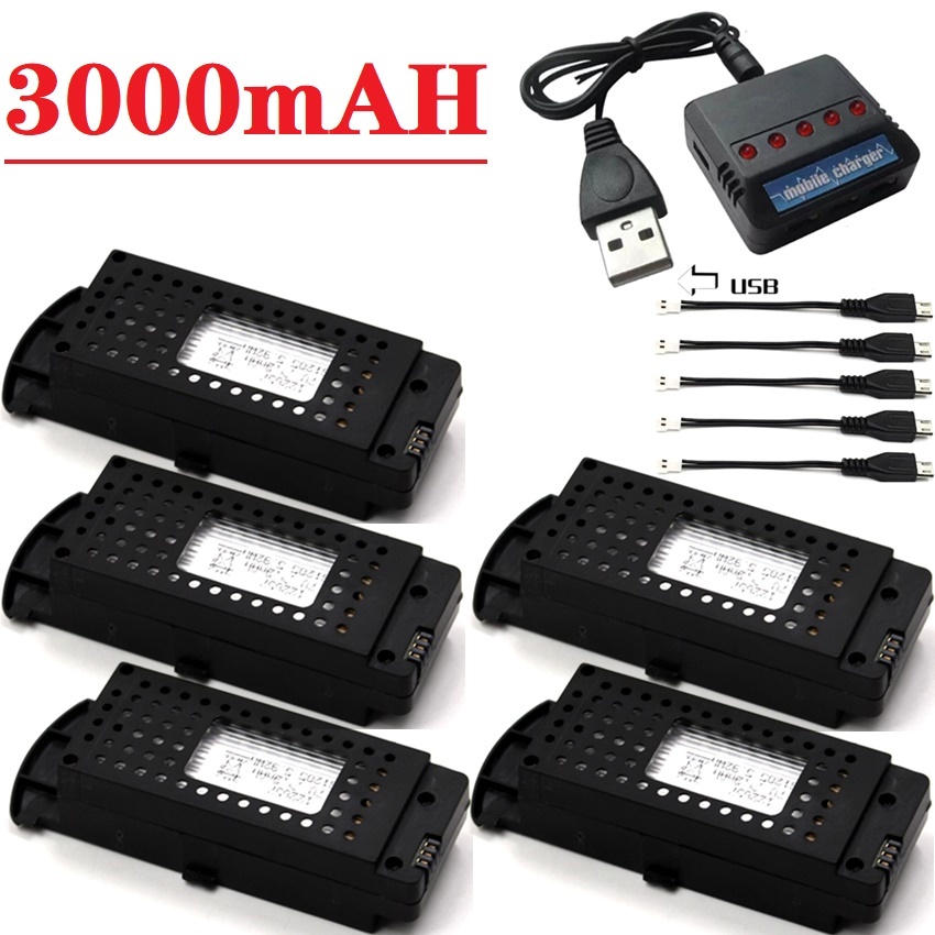 Eachine Drone E58 - Q6 Drones Battery 3.7V 3000mAh for