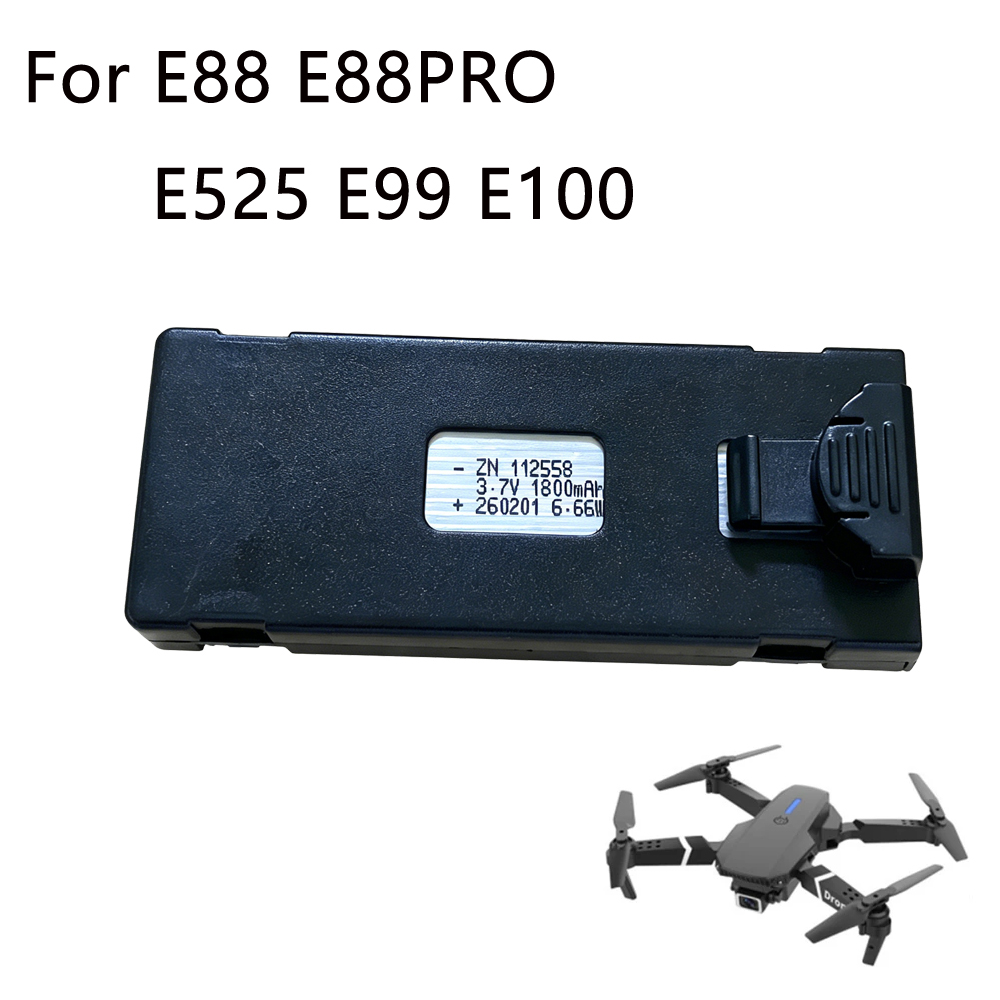 Eachine Drone E58 - E88 Drone Battery 3.7V 1800mAh Rechargeable