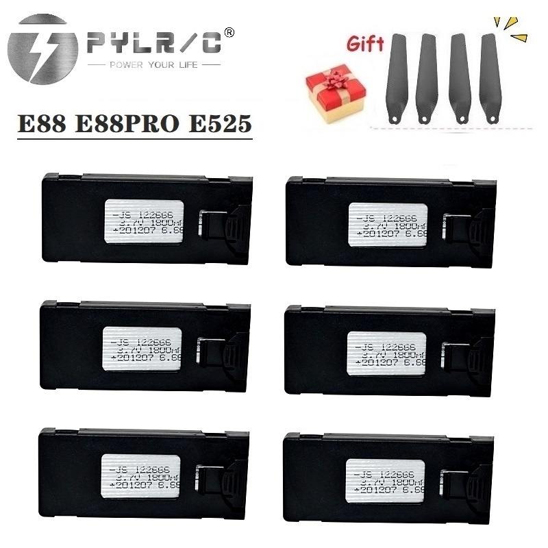 Eachine Drone E58 - 1/2/3/5/10Pcs 3.7V 1800Mah RC Drone Battery