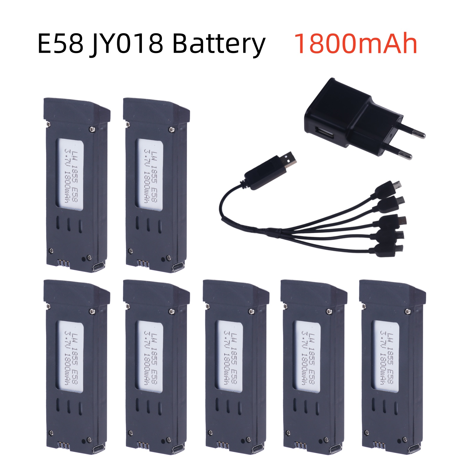 3.7V 1800mAh RC Drone Lithium  - Eachine Drone E58 ulasan dan harga