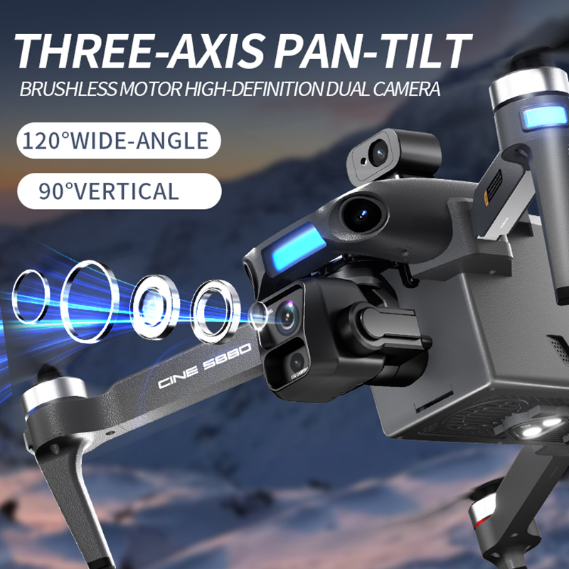2026 New 8K Dual Camera Drone  - Drone Camera Mount ulasan dan harga