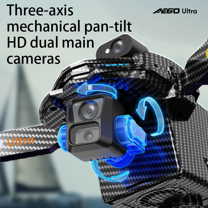 AE60 GPS Drone Professional 8K - Drone Camera With Gimbal ulasan dan harga