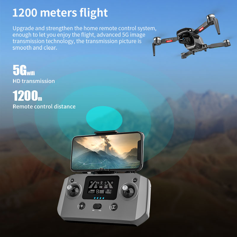 L106 Pro 3 Drone 5G WIFI FPV F - Drone Camera With Gimbal ulasan dan harga