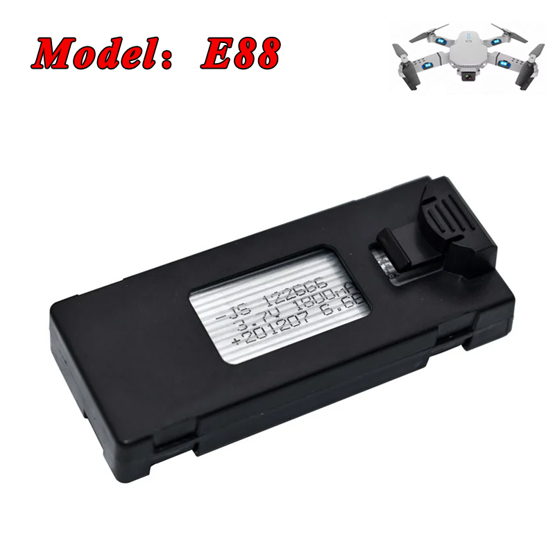 3.7V 1200mAh 1800mAh Lipo Batt - Eachine Drone E58 ulasan dan harga
