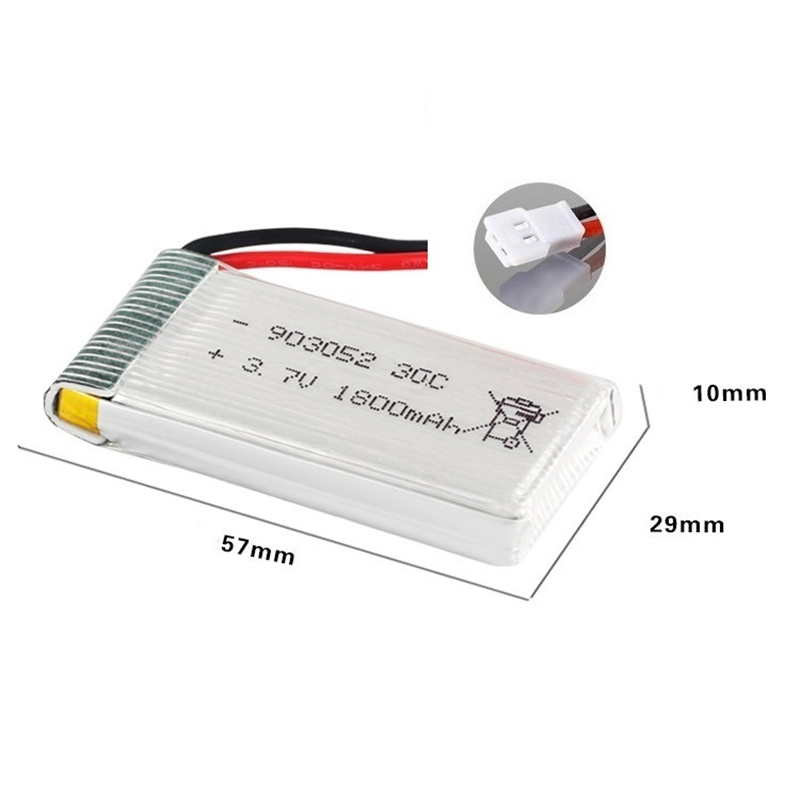 Upgrade 3.7v 1800mAh Lipo Batt - Eachine Drone E58 ulasan dan harga